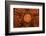 Hand-Painted Glazed Bowl Detail, Craft, Morocco, Africa-Kymri Wilt-Framed Photographic Print