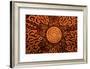 Hand-Painted Glazed Bowl Detail, Craft, Morocco, Africa-Kymri Wilt-Framed Photographic Print