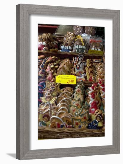 Hand-Painted Lebkuchen (Honey Cakes) Christkindelsmarkt (Christ Child's Market Germany-Natalie Tepper-Framed Photo