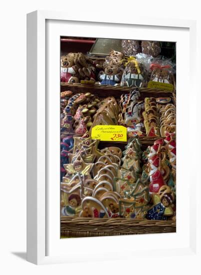 Hand-Painted Lebkuchen (Honey Cakes) Christkindelsmarkt (Christ Child's Market Germany-Natalie Tepper-Framed Photo