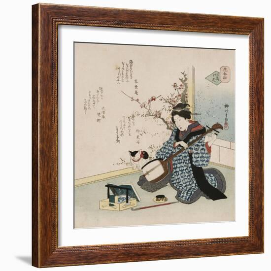 Hand-Picked Flower-Chokosai Eisho-Framed Giclee Print