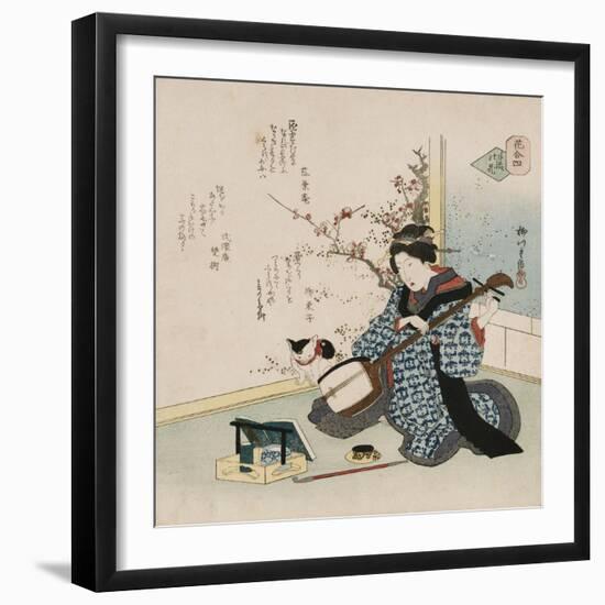 Hand-Picked Flower-Chokosai Eisho-Framed Giclee Print