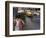 Hand Pulled Rickshaws and Yellow Taxis, Kolkata, West Bengal State, India-Eitan Simanor-Framed Photographic Print