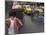Hand Pulled Rickshaws and Yellow Taxis, Kolkata, West Bengal State, India-Eitan Simanor-Mounted Photographic Print