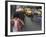 Hand Pulled Rickshaws and Yellow Taxis, Kolkata, West Bengal State, India-Eitan Simanor-Framed Photographic Print