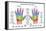 Hand Reflexology Chart Description-Peter Hermes Furian-Framed Stretched Canvas