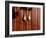 Hand shaped handles in brown door, Spain-Panoramic Images-Framed Photographic Print