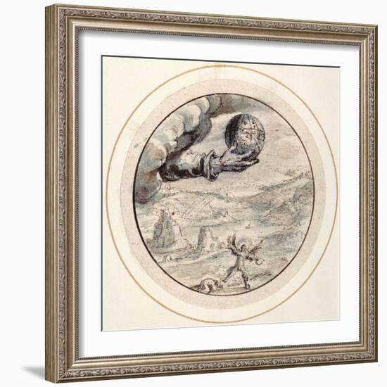 Hand with Celestial Spehere, Early 17th Century-Crispin I De Passe-Framed Giclee Print