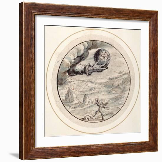 Hand with Celestial Spehere, Early 17th Century-Crispin I De Passe-Framed Giclee Print