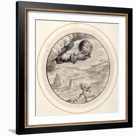 Hand with Celestial Spehere, Early 17th Century-Crispin I De Passe-Framed Giclee Print