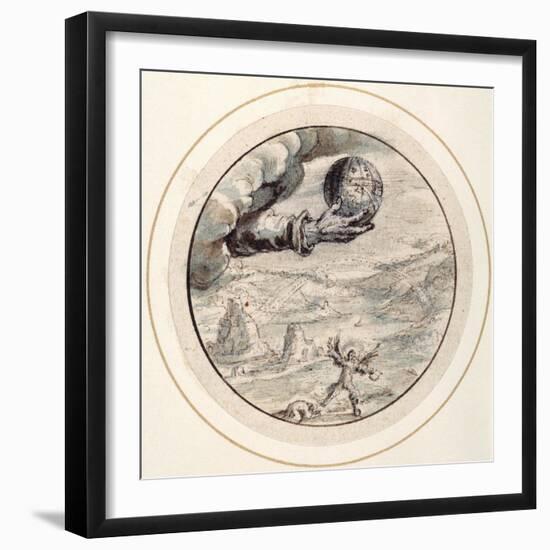 Hand with Celestial Spehere, Early 17th Century-Crispin I De Passe-Framed Giclee Print