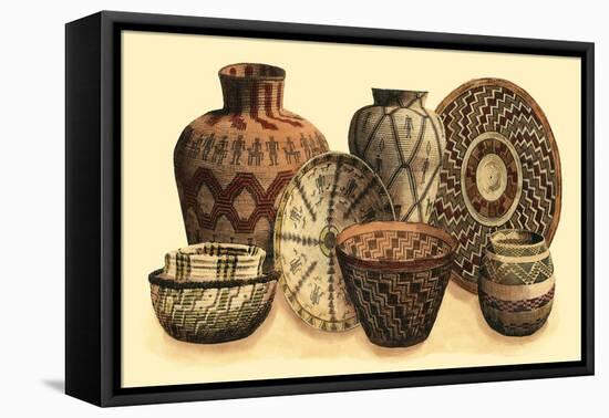 Hand Woven Baskets VI-Vision Studio-Framed Stretched Canvas