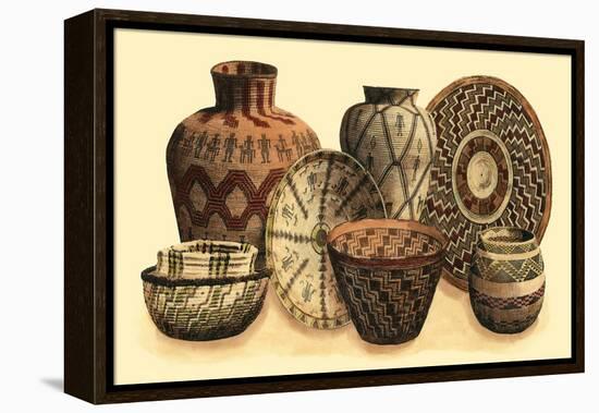 Hand Woven Baskets VI-Vision Studio-Framed Stretched Canvas