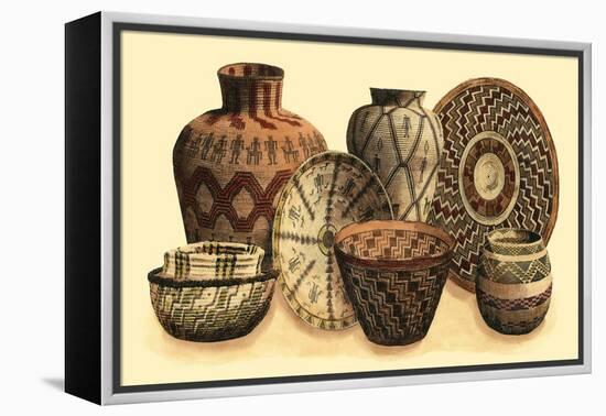 Hand Woven Baskets VI-Vision Studio-Framed Stretched Canvas