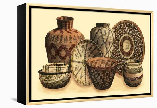 Hand Woven Baskets VI-Vision Studio-Framed Stretched Canvas