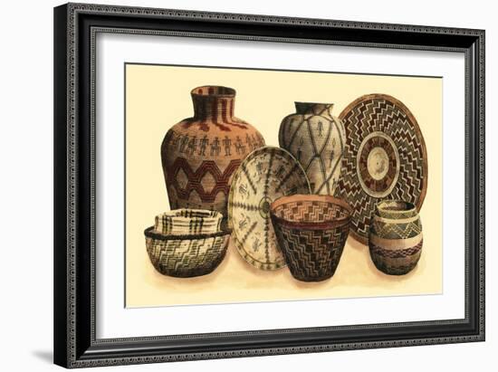 Hand Woven Baskets VI-Vision Studio-Framed Premium Giclee Print