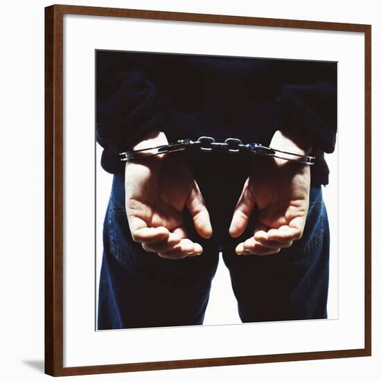 Handcuffed Hands-Kevin Curtis-Framed Photographic Print