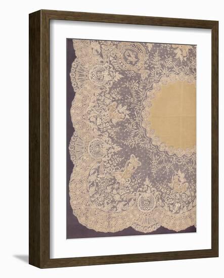 'Handkerchief of Brussels Lace', 1863-Robert Dudley-Framed Giclee Print