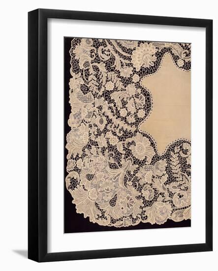 'Handkerchief of Lace of Irish Manufacture', 1863-Robert Dudley-Framed Giclee Print