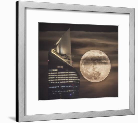 Handling The Supermoon-Faisal Alnomas-Framed Giclee Print