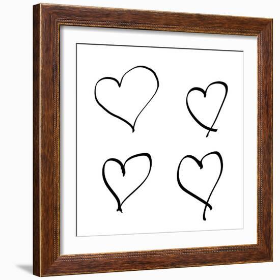 Handmade Hearts I-SD Graphics Studio-Framed Art Print