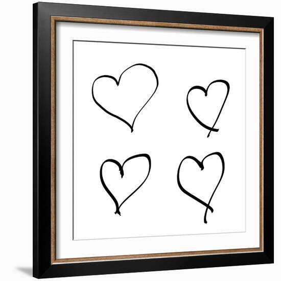 Handmade Hearts I-SD Graphics Studio-Framed Art Print