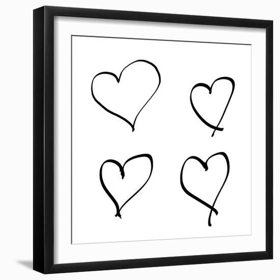 Handmade Hearts I-SD Graphics Studio-Framed Art Print