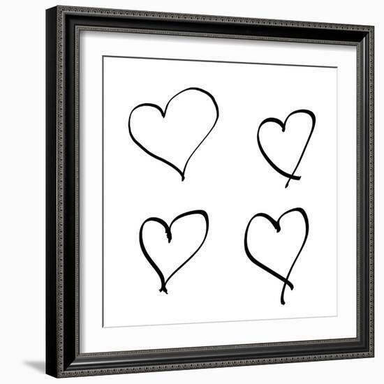 Handmade Hearts I-SD Graphics Studio-Framed Art Print