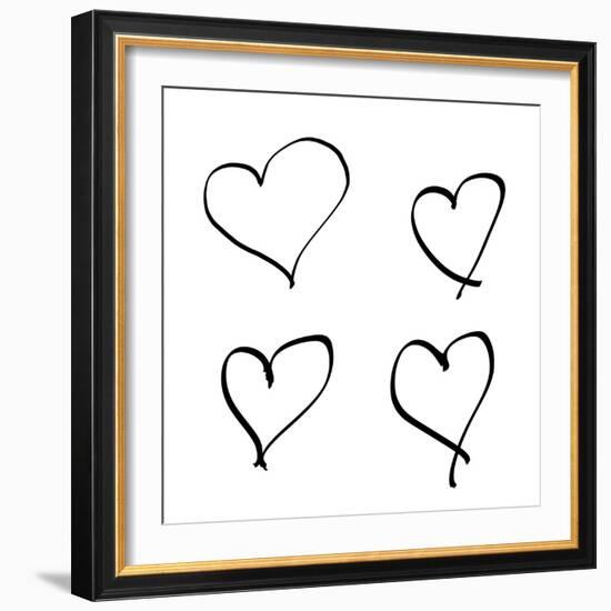 Handmade Hearts I-SD Graphics Studio-Framed Art Print