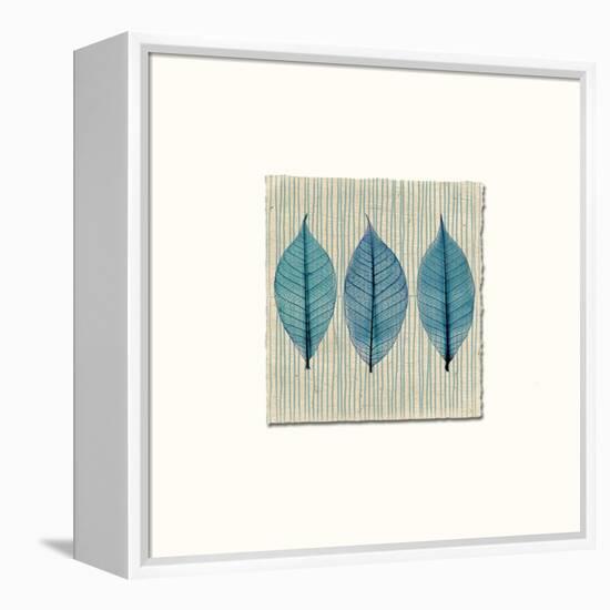 Handmade Paper and Leaves-Evangeline Taylor-Framed Stretched Canvas