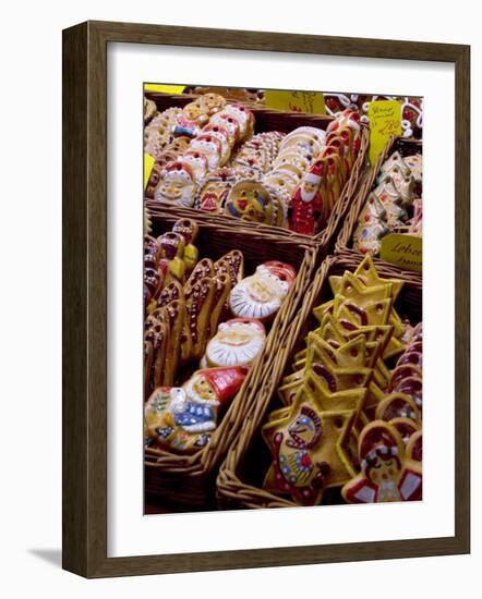 Handpainted Biscuits, Christkindelsmarkt (Christmas Market), Nuremberg, Bavaria, Germany-Ethel Davies-Framed Photographic Print