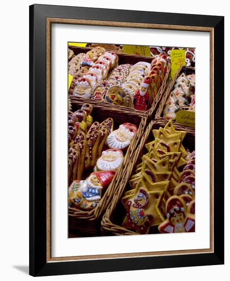 Handpainted Biscuits, Christkindelsmarkt (Christmas Market), Nuremberg, Bavaria, Germany-Ethel Davies-Framed Photographic Print