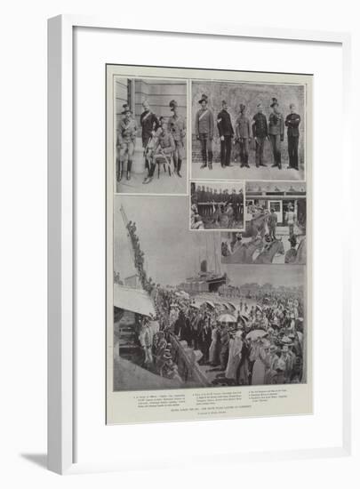 Hands across the Sea, New South Wales Lancers at Aldershot-Henry Charles Seppings Wright-Framed Giclee Print