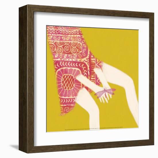 Hands And Dragonfly-Nicole De Rueda-Framed Art Print