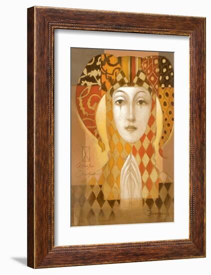 Hands of Prayer-Joadoor-Framed Art Print