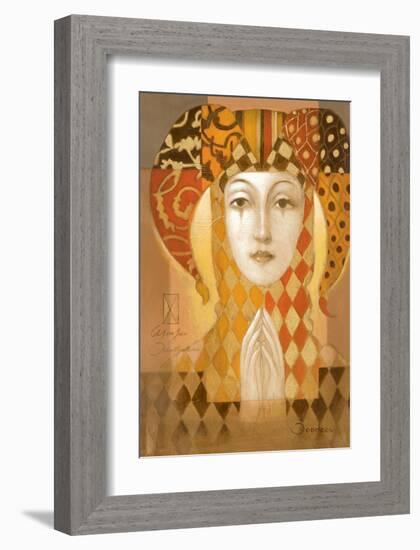 Hands of Prayer-Joadoor-Framed Art Print