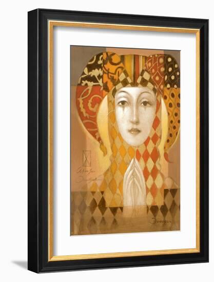 Hands of Prayer-Joadoor-Framed Art Print