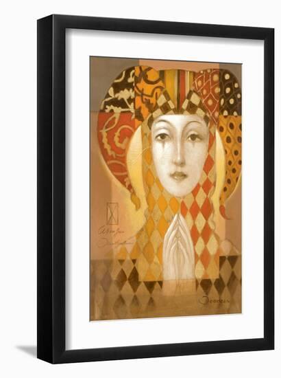 Hands of Prayer-Joadoor-Framed Art Print