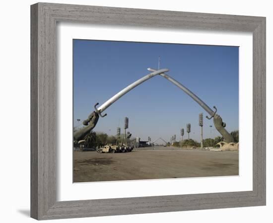 Hands of Victory, Baghdad, Iraq-Stocktrek Images-Framed Photographic Print