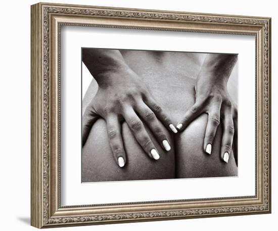 Hands on Nude Buttocks-Torsten Richter-Framed Photographic Print