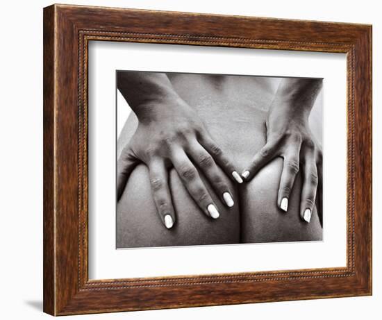 Hands on Nude Buttocks-Torsten Richter-Framed Photographic Print