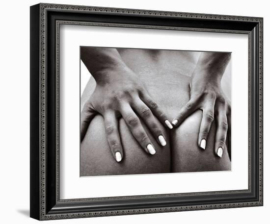 Hands on Nude Buttocks-Torsten Richter-Framed Photographic Print