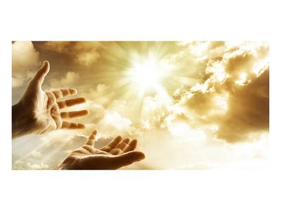 Hands Reaching For The Sky Art Print By Art Com