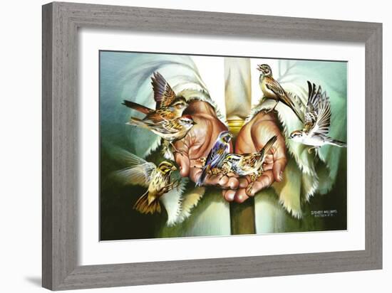 Hands-Spencer Williams-Framed Giclee Print