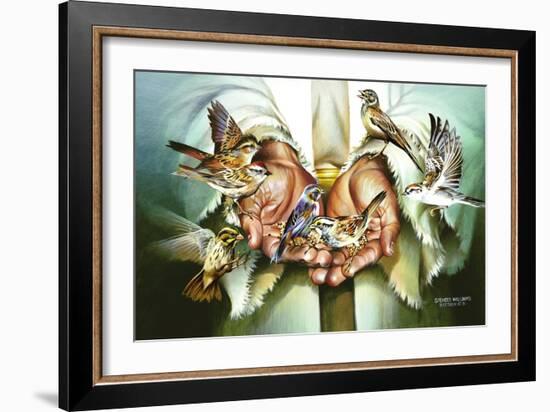 Hands-Spencer Williams-Framed Giclee Print