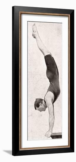 Handspring Dive - 1906 Olympic Games-null-Framed Photographic Print