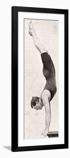 Handspring Dive - 1906 Olympic Games-null-Framed Photographic Print