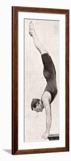 Handspring Dive - 1906 Olympic Games-null-Framed Photographic Print