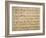 Handwritten Music Score of Elisa, 1830-Simon Mayr-Framed Giclee Print