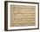 Handwritten Music Score of Elisa, 1830-Simon Mayr-Framed Giclee Print